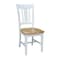 International Concepts San Remo Splatback Chair, Set of 2, White/Natural C02-10P - alternate 7